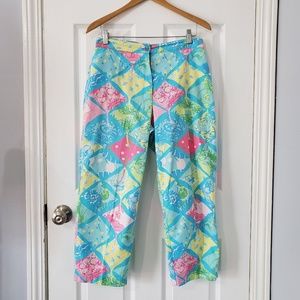 Lilly Pulitzer Manta Ray Patch Crops